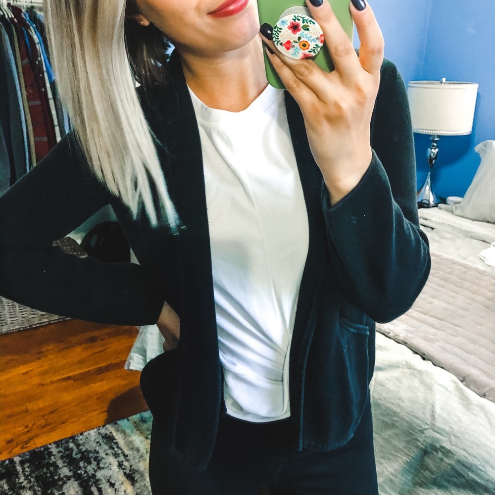 LOFT Black Cardigan Small Petite